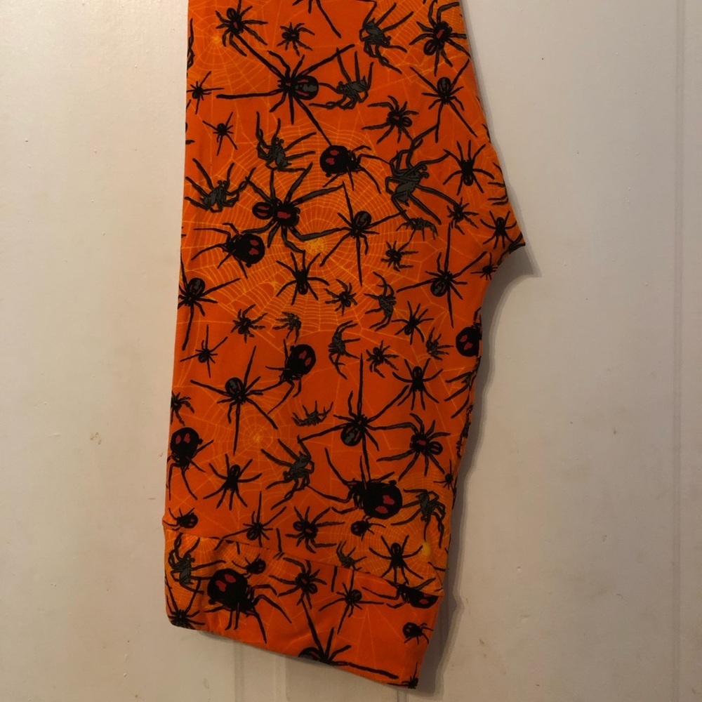 LuLaRoe Halloween Spider leggings